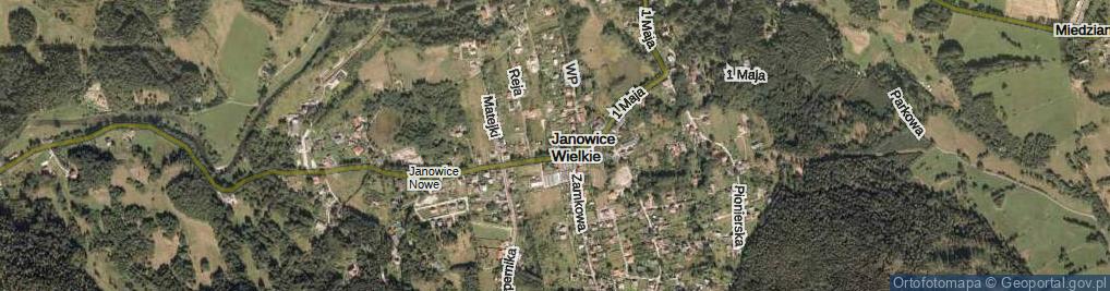 Zdjęcie satelitarne Kochanowskiego Jana ul.